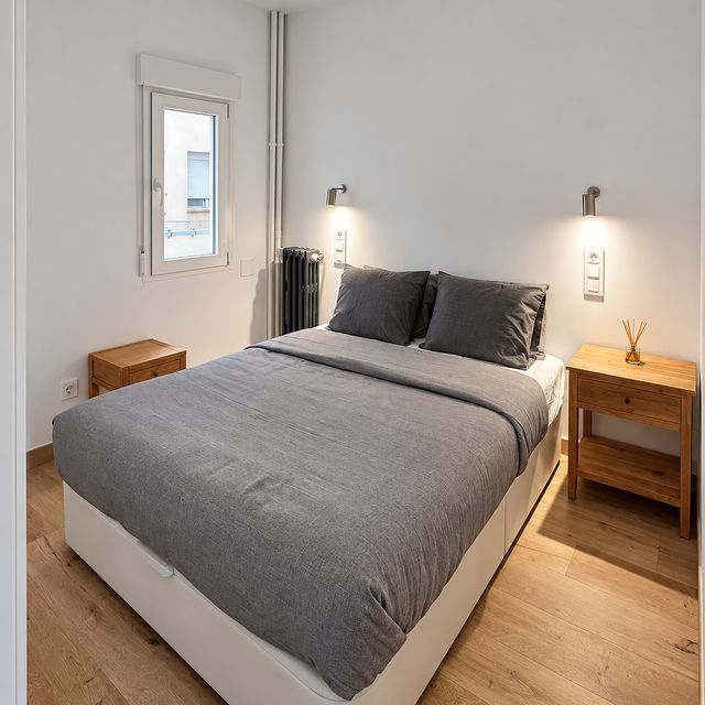 Dormitorio reformado por ADYAN