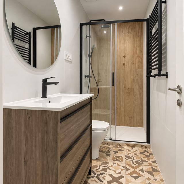 Baño reformado por ADYAN